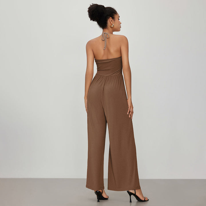 combinaison femme avec décolleté en V élégant et coupe décontractée Chic & Stil