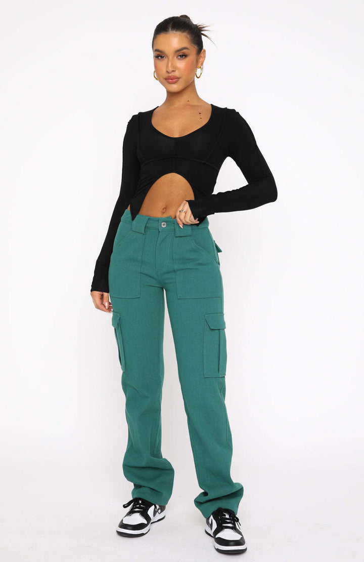 Fitted top for women with cut-out details and adjustable straps Amarae
