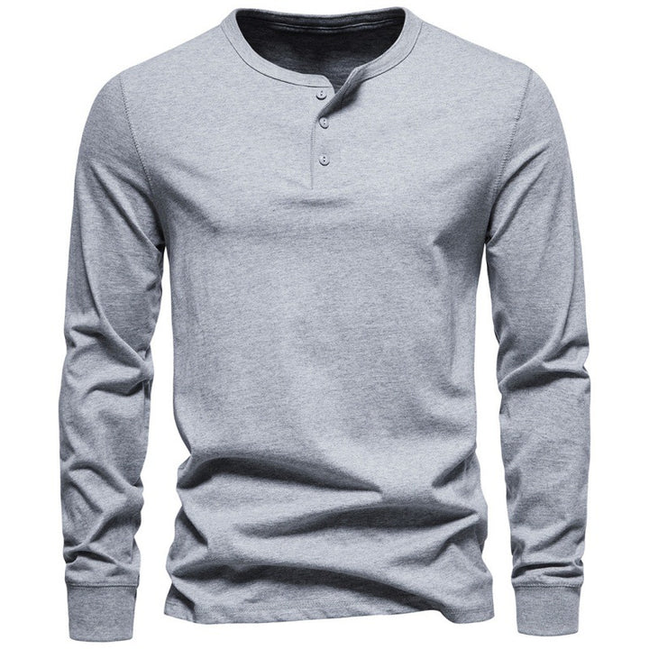 Men's long sleeve shirt with button closure and modern design Amarae