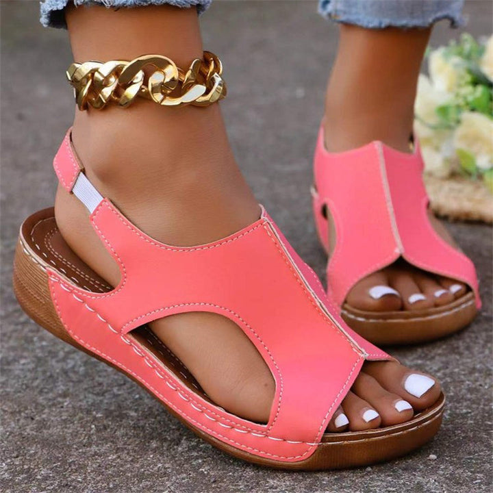 Elegant adjustable clog sandals for women Lune London