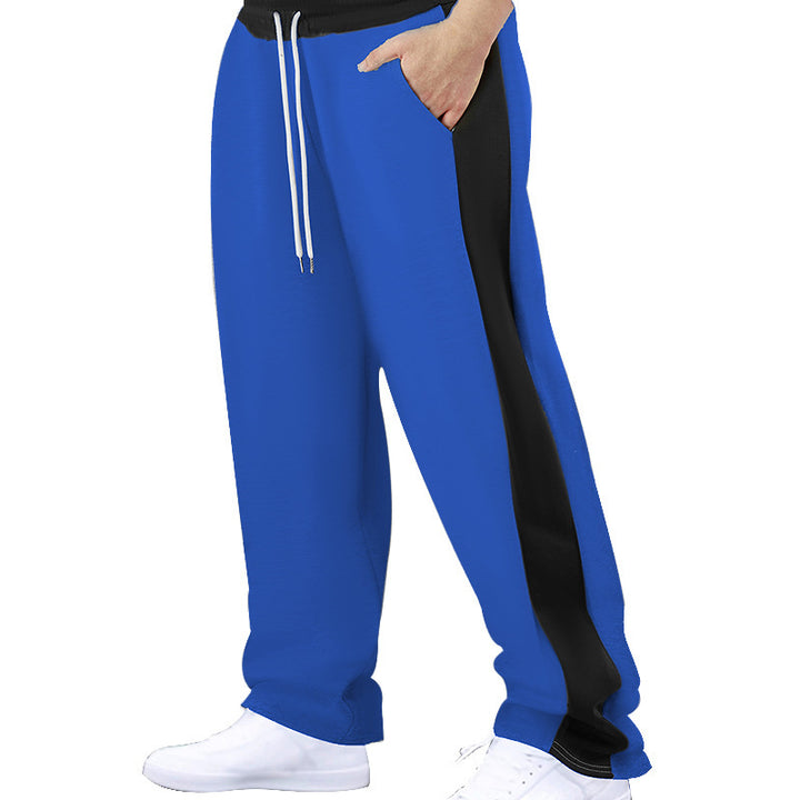 Lune London men's athletic leisure pants with side stripes