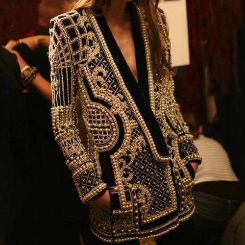 Ladies Crystal Glamour Chic Jacket