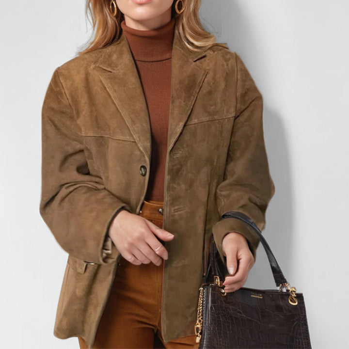 Ladies Elegant Suede Jacket Lune London