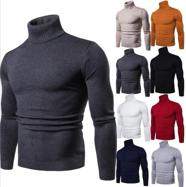 Lune London | Men's fitted sweater with turtleneck