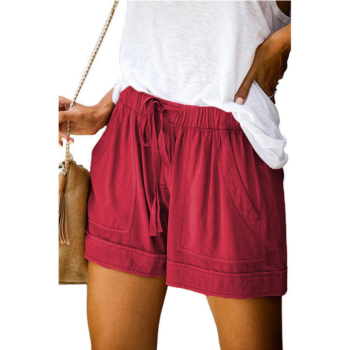 Women's Comfortable Summer Shorts with Elastic Waistband and Practical Pockets Lune London