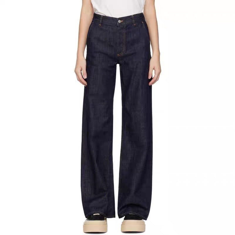 Jeans large pour femmes en coupe décontractée Chic & Stil
