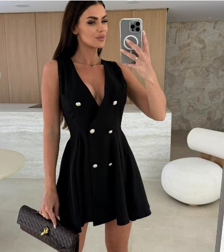 Mini Dress Double Blazer Custom Lune London for Women