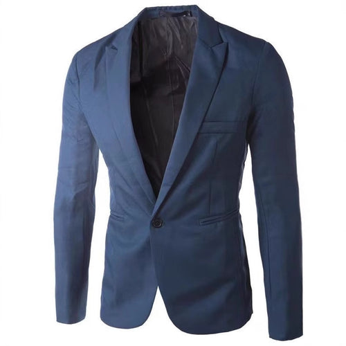 Elegant blazer for men with a slim fit and chic and stylish fine accents