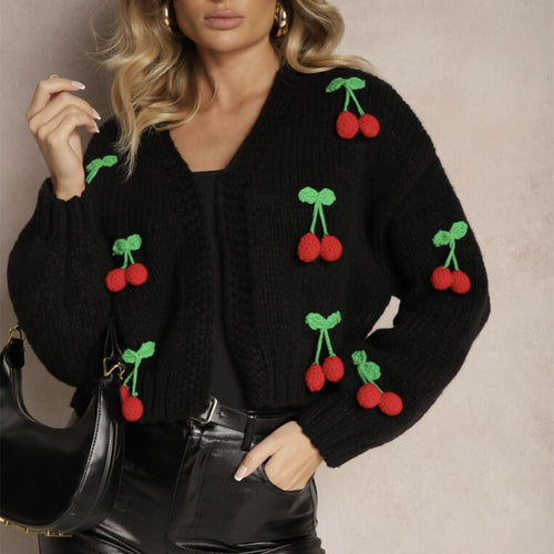 Women Playful Knit Vest with Decorative Details Amarae