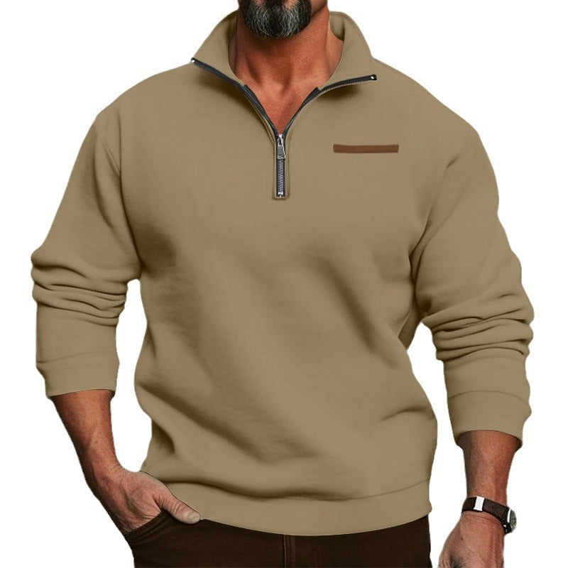 Men's Fleece Zip Sweatshirt Lune London