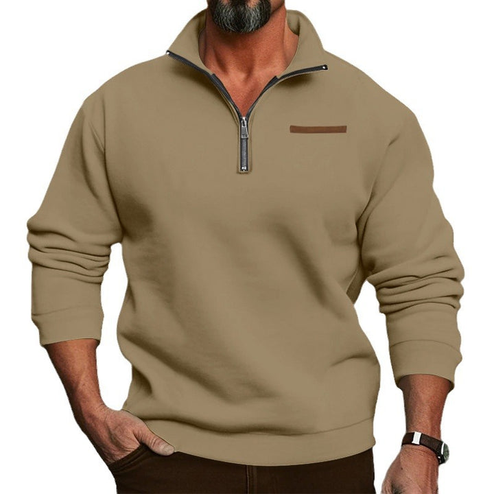 Men's Fleece Zip Sweatshirt Lune London