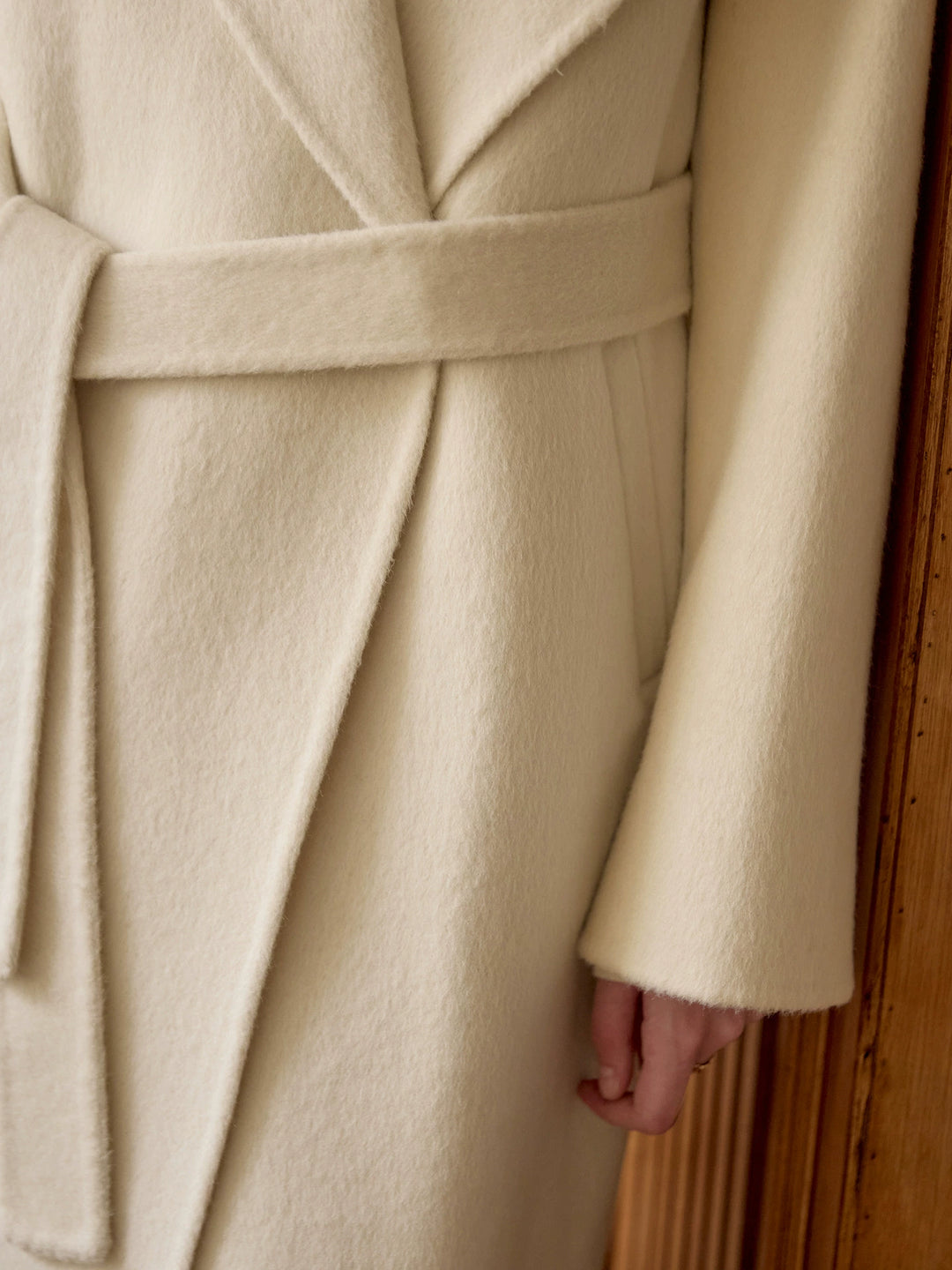 Lune London | Plus Size Long Coat Minimalist Wrap Design
