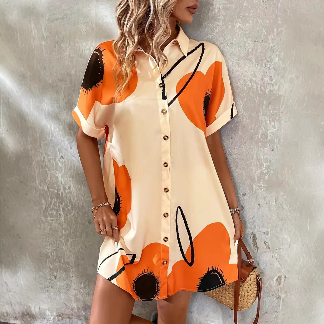 Lune London floral shift dress for women