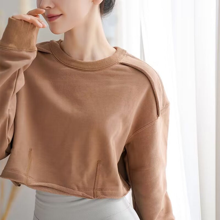 Women's trendy cropped sweater Chic & Stil