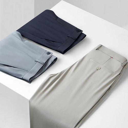 Elegant suit pants for men with breathable structure and slim fit Amarae