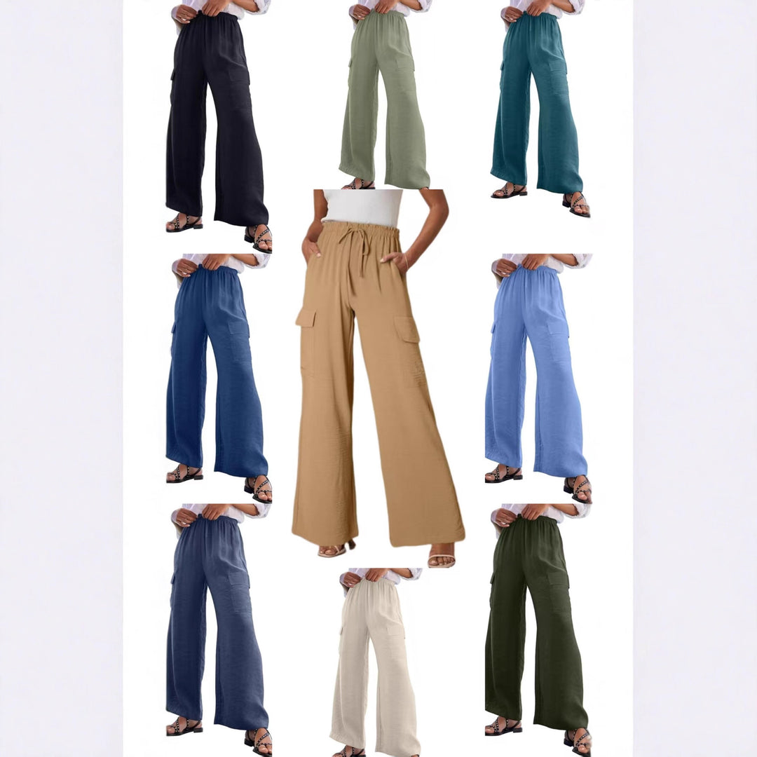 Women Lightweight Jersey Cargo Pants Lune London