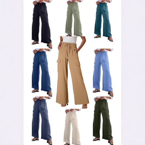 Women Lightweight Jersey Cargo Pants Amarae