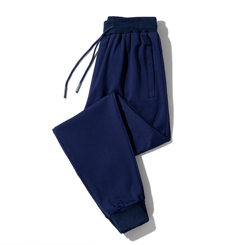 Men's fleece jogging pants with drawstring, zippered pockets, and elastic cuffs Amarae