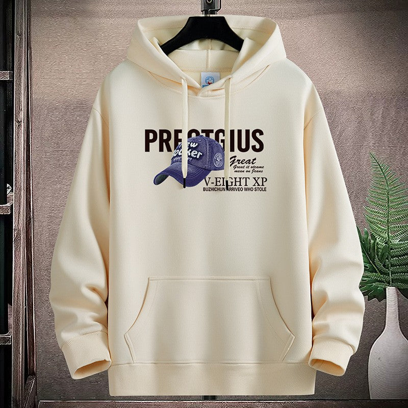 Women's Hooded Sweatshirt with Creative Graphic Design and Practical Kangaroo Pockets Chic & Stil