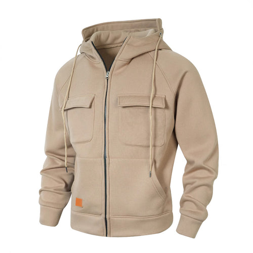 Men's hooded jacket with practical pockets and stylish design Amarae