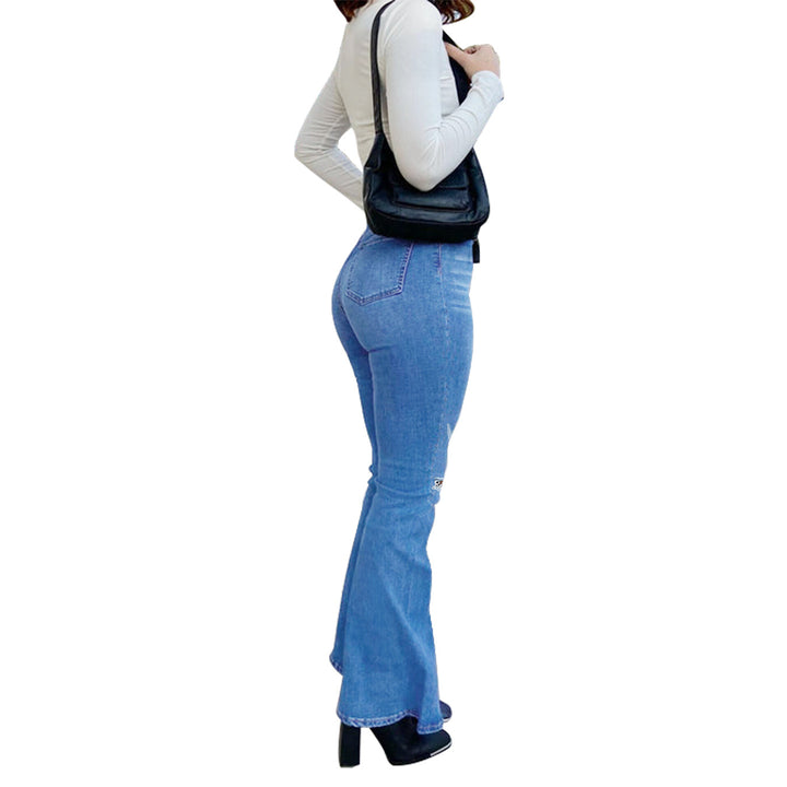 Women Denim Corset Top with Shaped Cups and Fine Spaghetti Straps Amarae