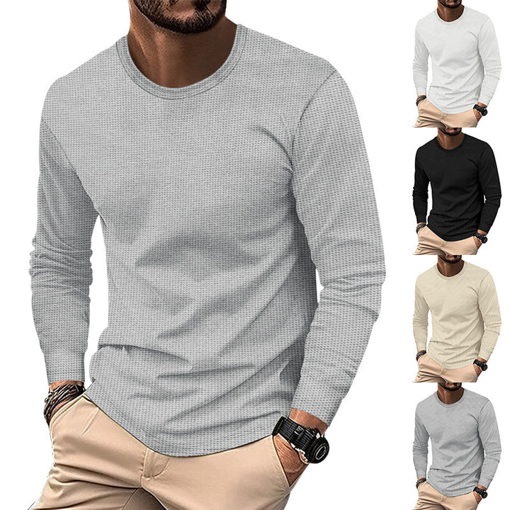 Men's long sleeve shirt with structured design Amarae