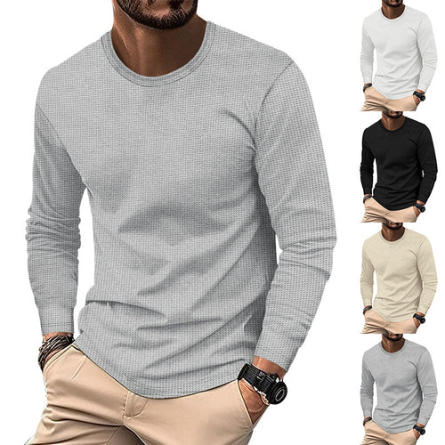 Men's long sleeve shirt with structured design Amarae