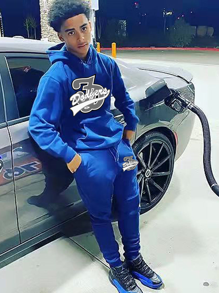 Men's Sport Hoodie and Jogging Pants Set with striking Lune London print