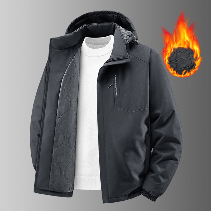 Women's insulated thermal winter jacket with hood and soft fleece lining Amarae