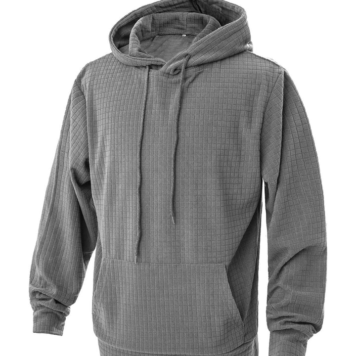 Men's casual hoodie with a fine texture design Amarae