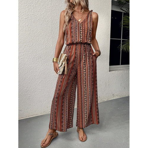 Ladies Bohemian Palazzo Jumpsuit Amarae