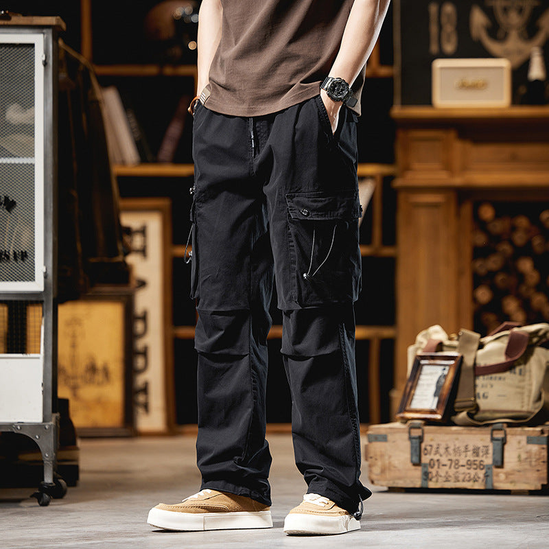 Men's cargo style pants with multiple pockets Lune London