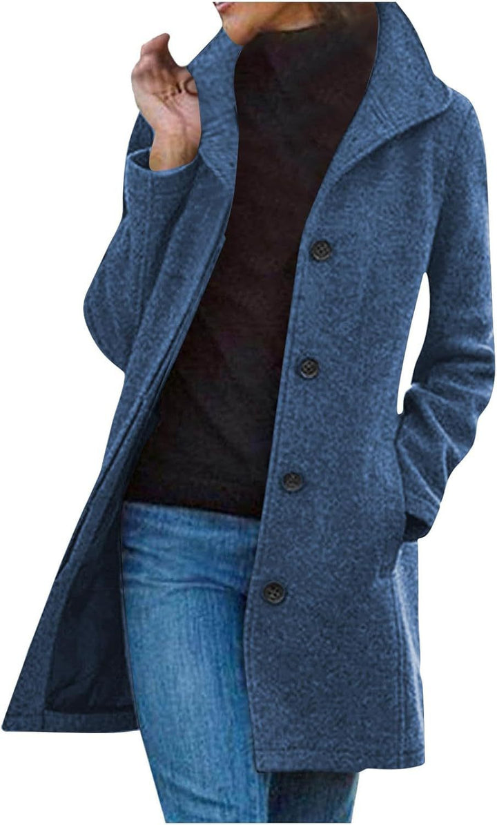 Ladies elegant wool coat Amarae
