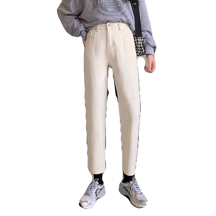 Pantalons chino taille haute pour femmes Chic & Stil