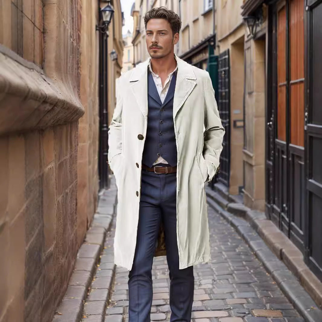 Elegant and stylish wool coat for men Lune London
