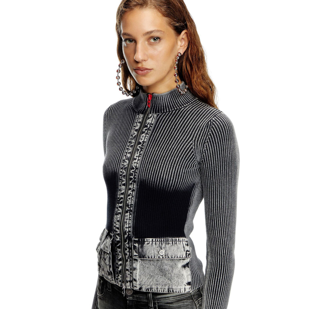 Women's vest with denim-inspired pockets and modern cut Lune London