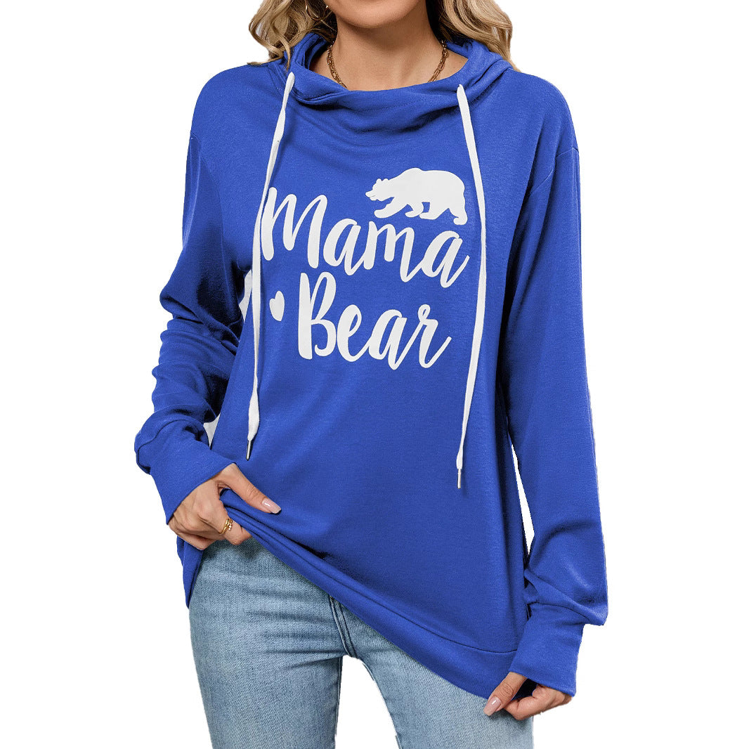 Casual hoodie for women with Lune London stamped design