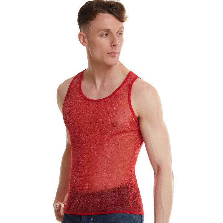 Men's Sporty Mesh Tank Top Lune London