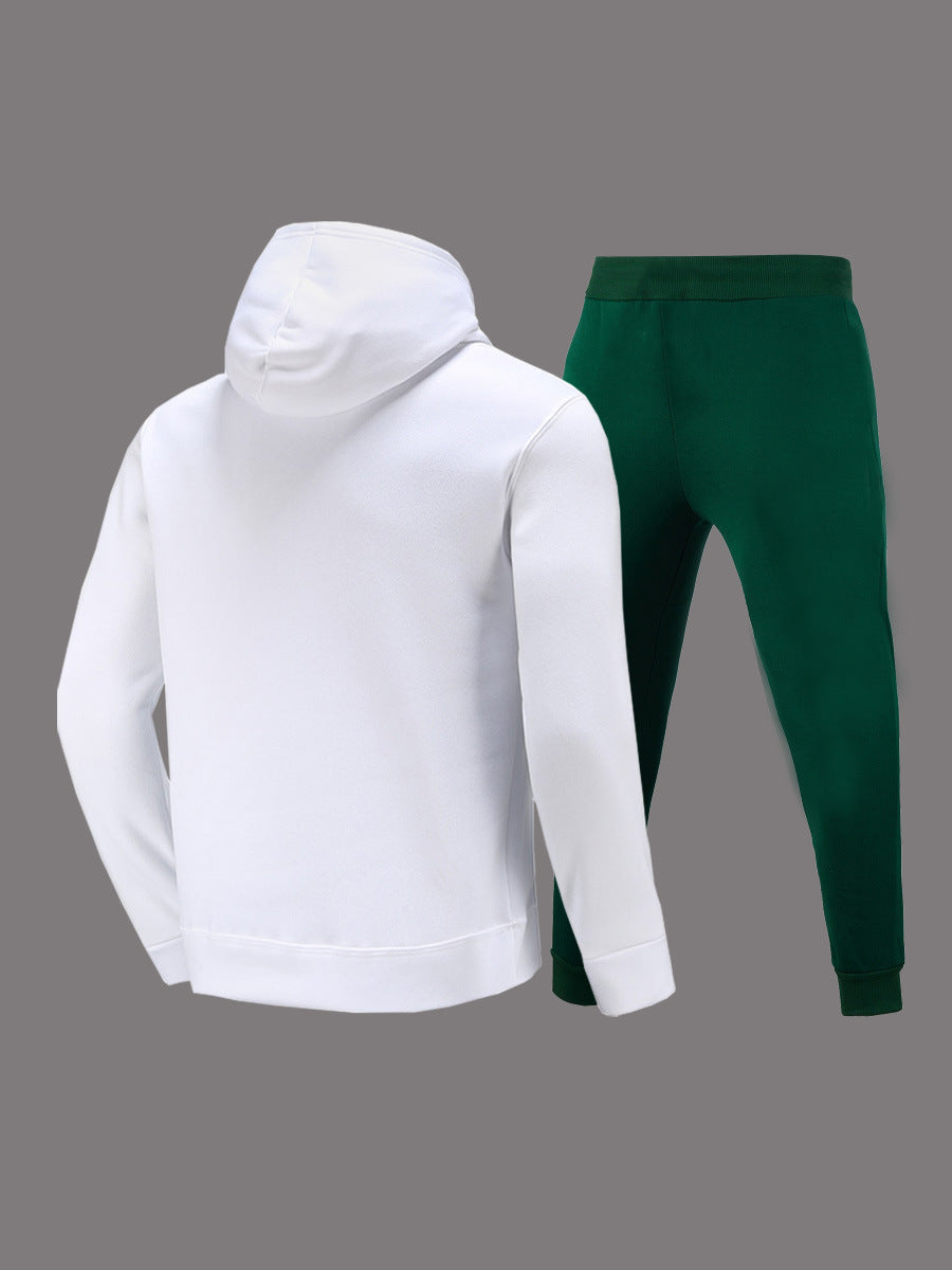 Women Hoodie and jogging pants set with creative bear pattern and striking inscription Lune London
