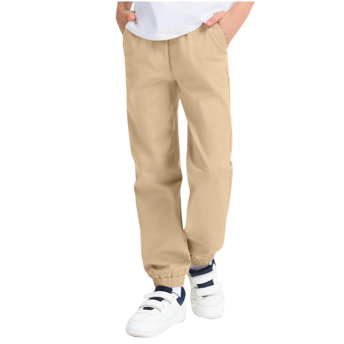 Leisure pants for boys with elastic waistband and side pockets Amarae