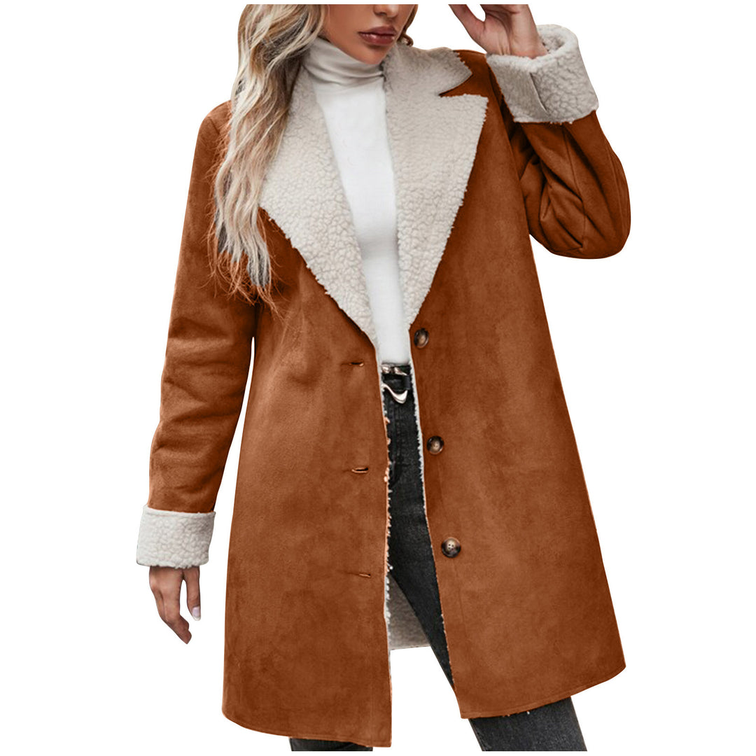 Cozy oversized coat for women with elegant collar Lune London