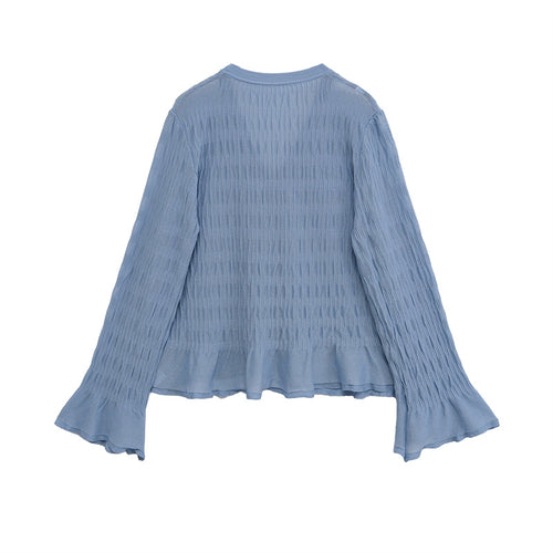 Women cardigan with wide sleeves and button details Amarae