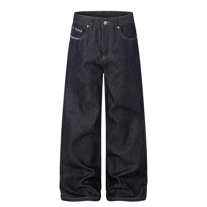 Women's High-Waisted Wide-Leg Jeans made of raw denim with Palazzo cut Amarae