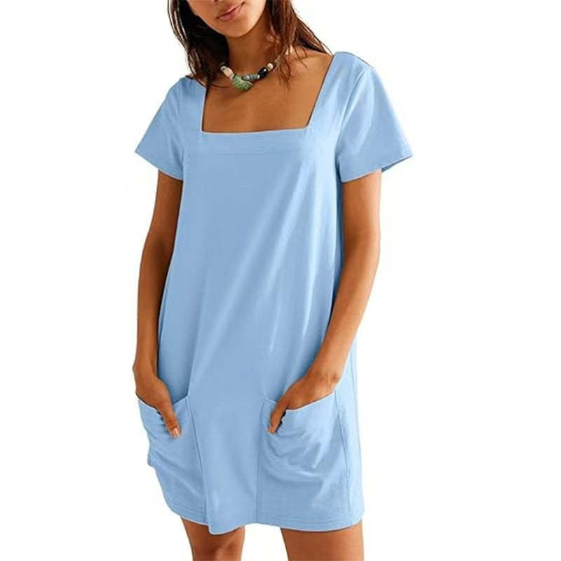 Women's Comfortable Casual Dress with Pockets Lune London