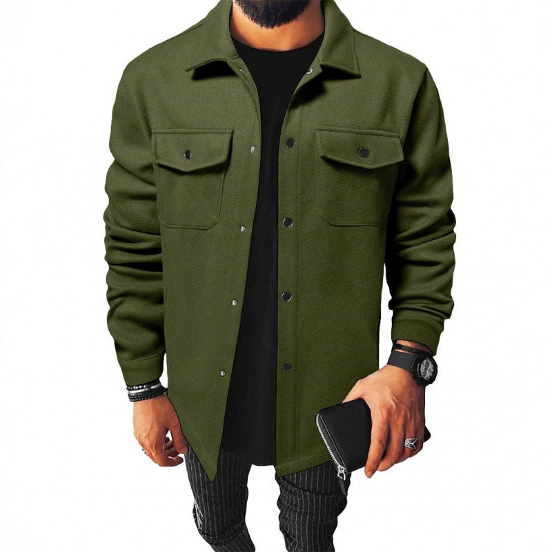 Stylish and warm flannel jacket for men Lune London
