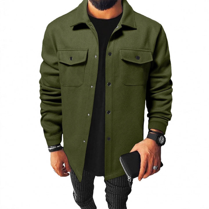 Stylish and warm flannel jacket for men Lune London