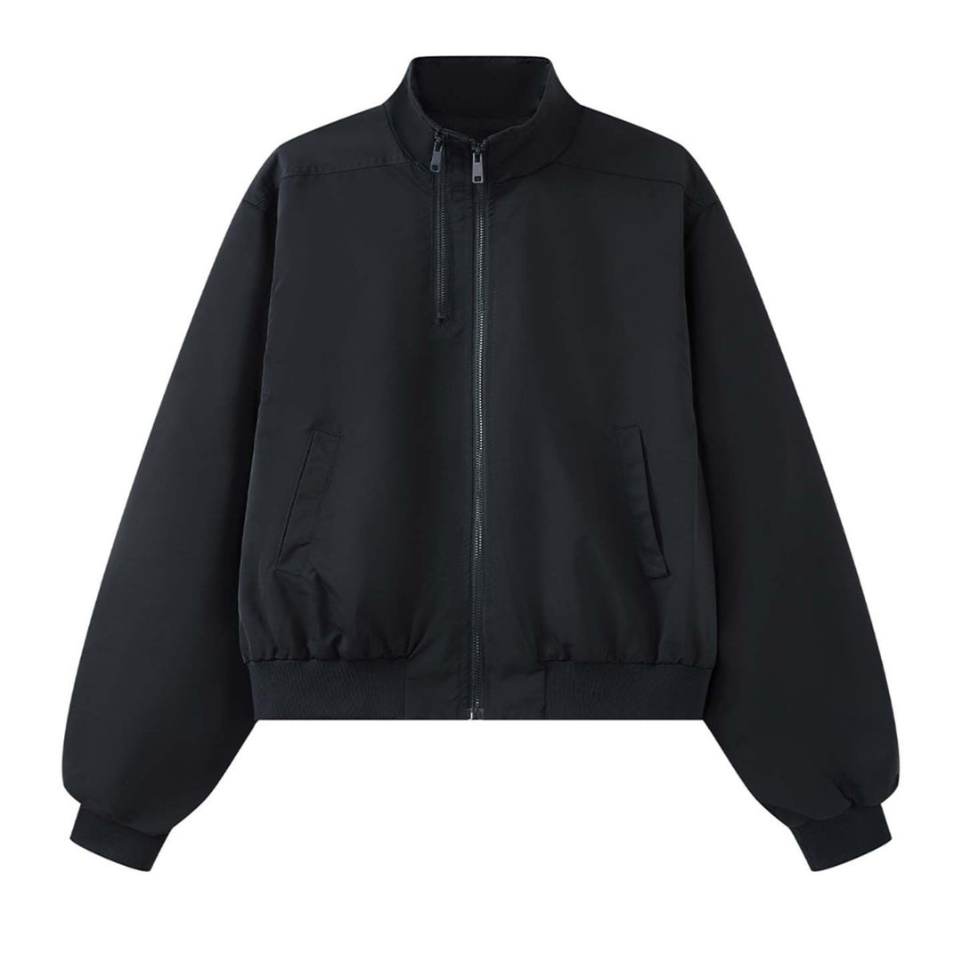 Women’s short lightweight windbreaker bomber jacket with stand-up collar and elastic cuffs Amarae