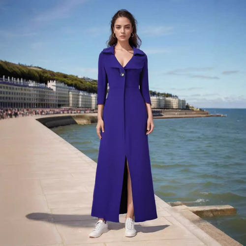 Elegant maxi dress for women with fitted cut and high-quality finish Amarae