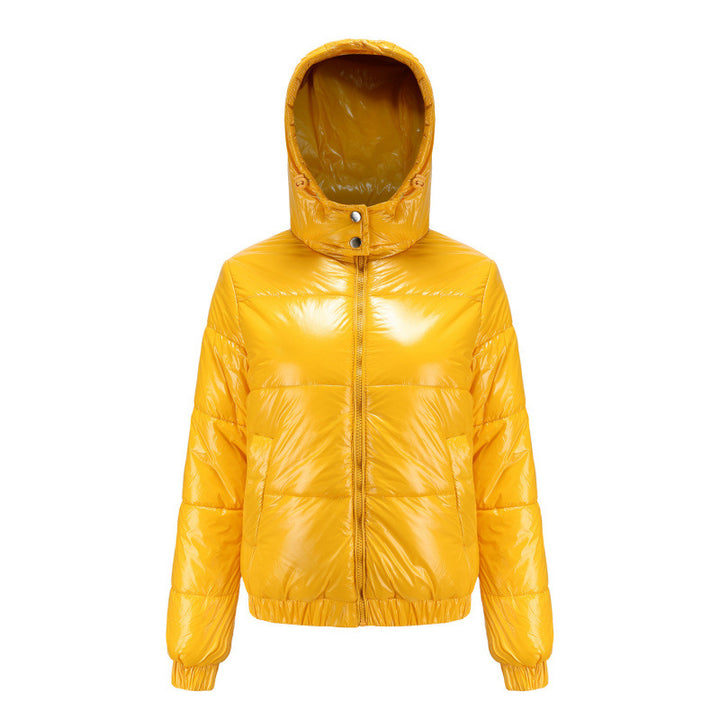 Ladies winter coat shiny Amarae