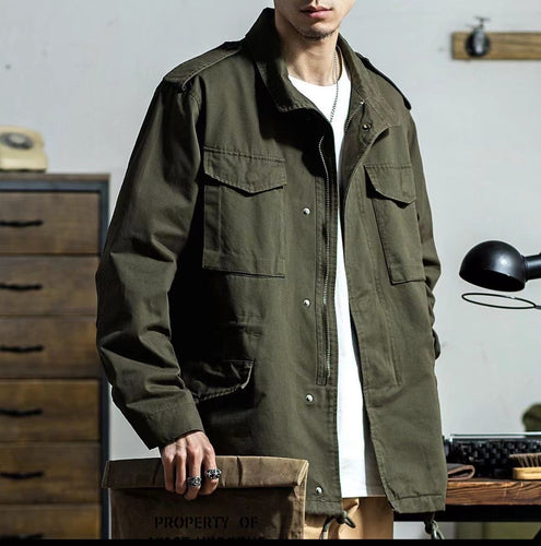 Amarae military style utility jacket for women